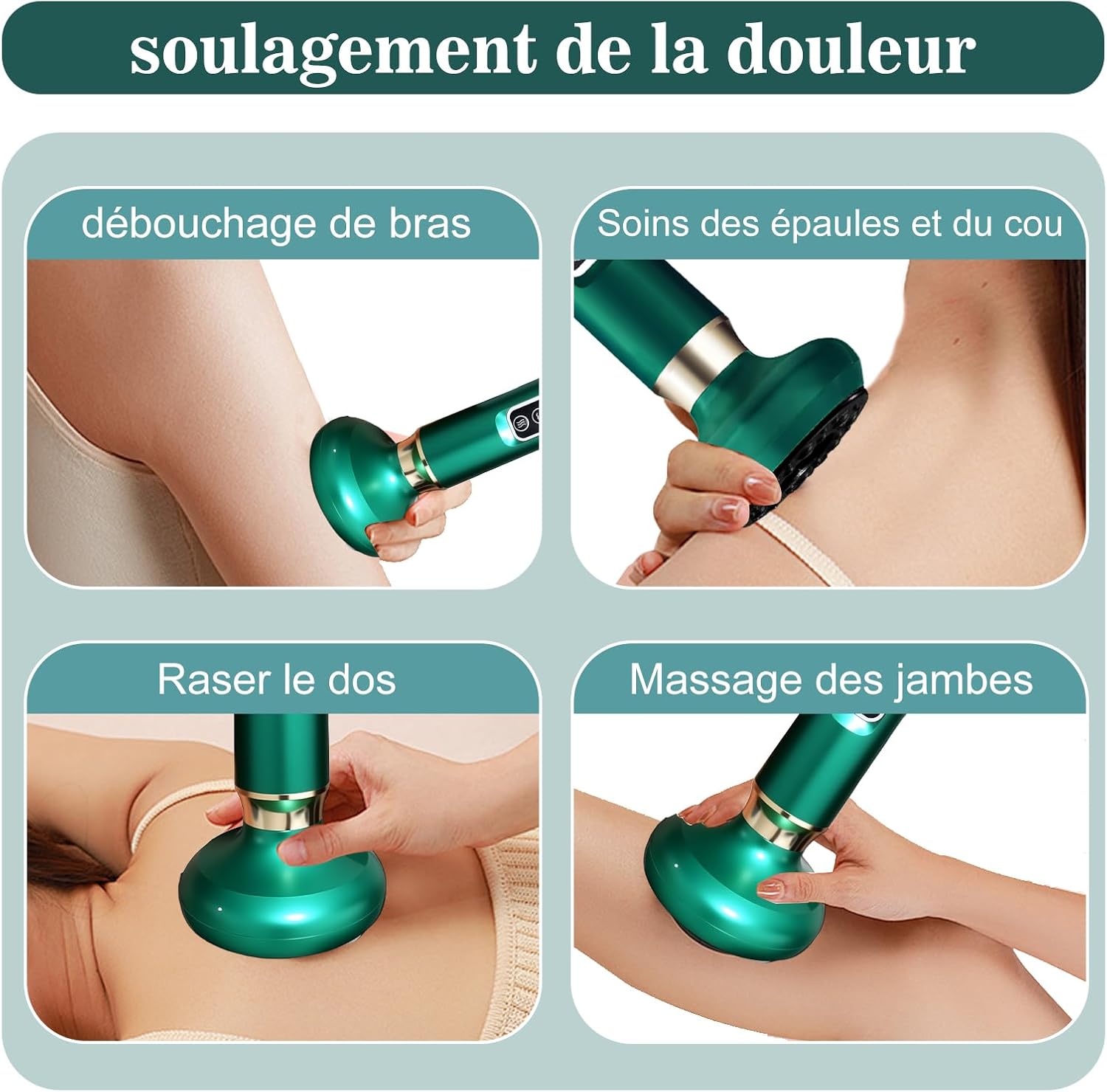 Ventouse de Massage Électrique 3-en-1